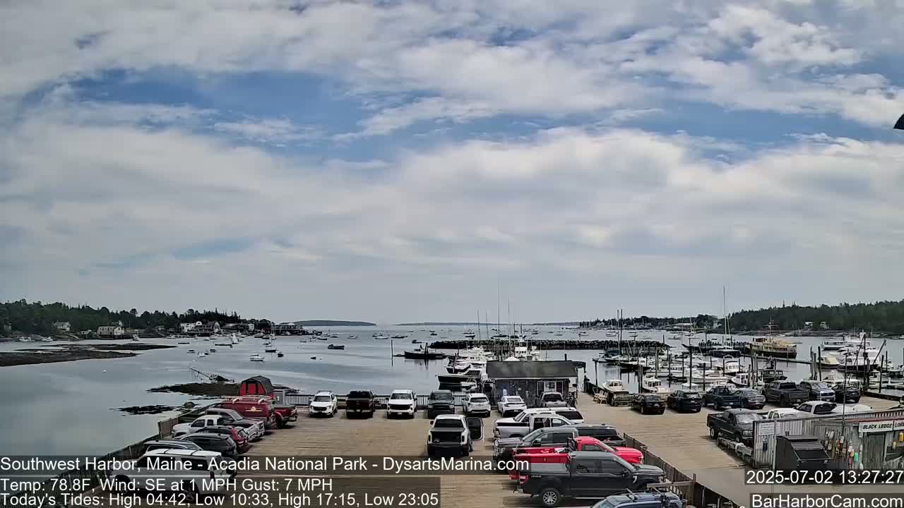 Acadia National Park, Southwest Harbor Live Cam - Maine, USA