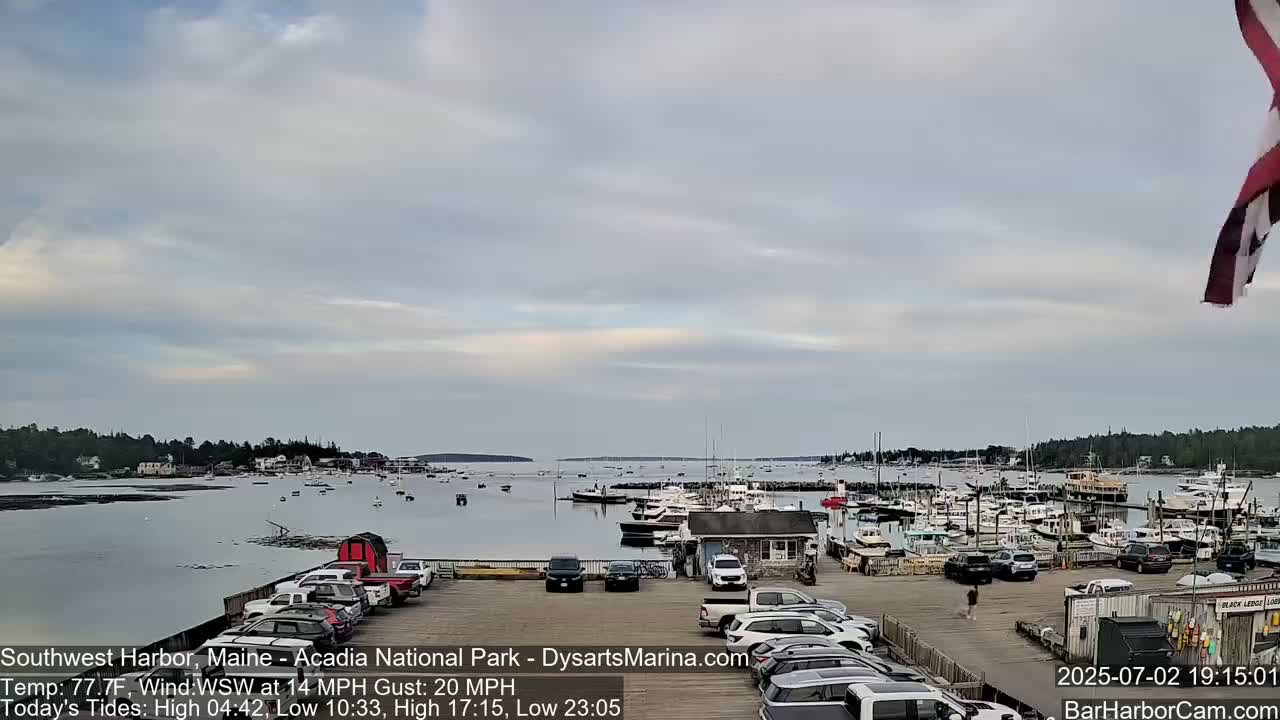 Acadia National Park, Southwest Harbor Live Cam - Maine, USA