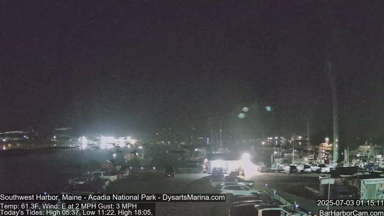 Acadia National Park, Southwest Harbor Live Cam - Maine, USA