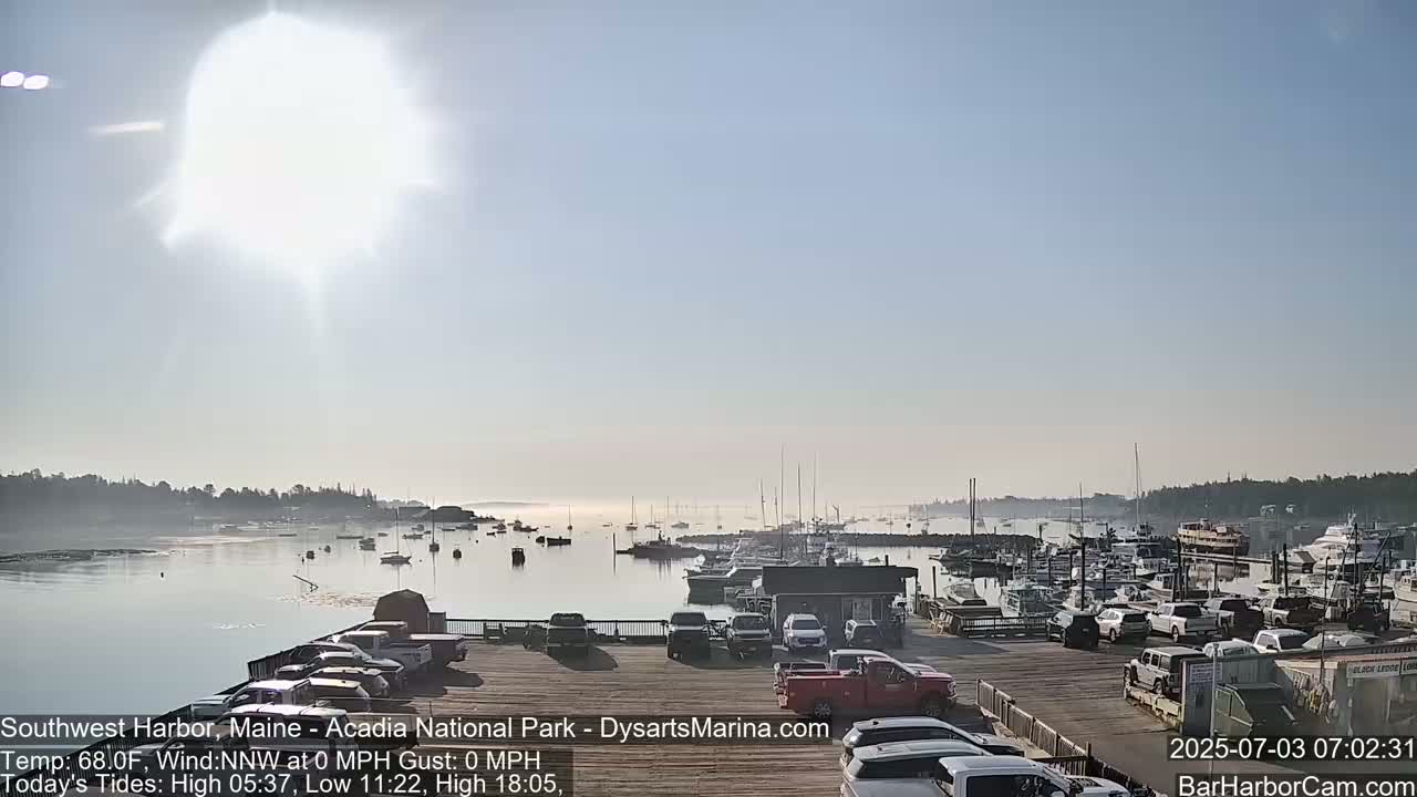 Acadia National Park, Southwest Harbor Live Cam - Maine, USA