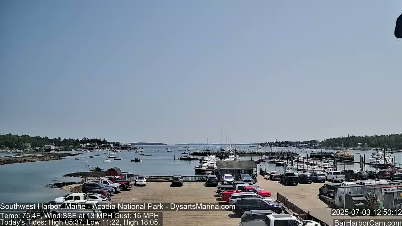 Acadia National Park, Southwest Harbor Live Cam - Maine, USA