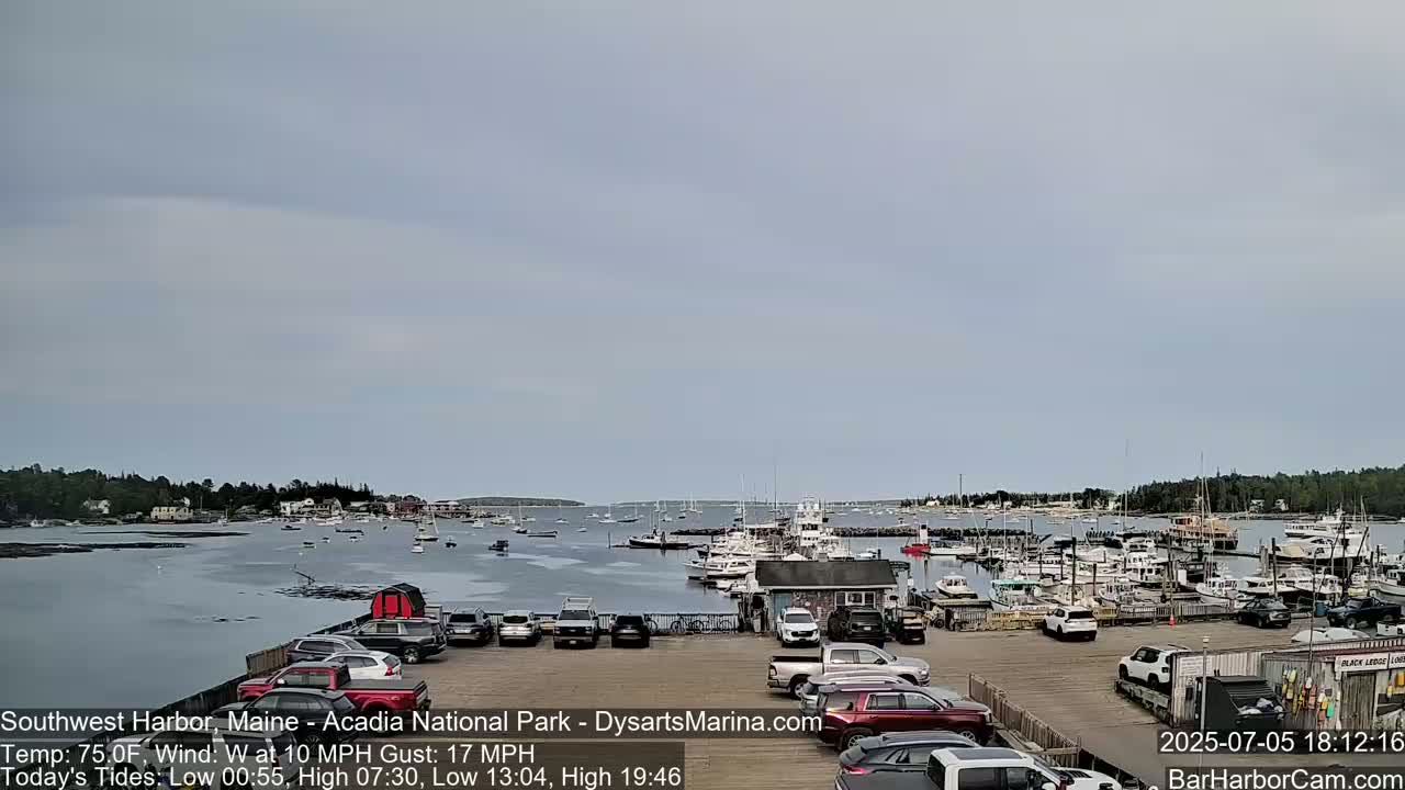 Acadia National Park, Southwest Harbor Live Cam - Maine, USA