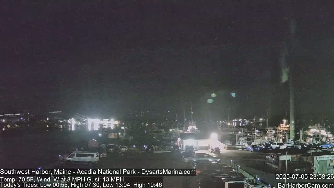Acadia National Park, Southwest Harbor Live Cam - Maine, USA
