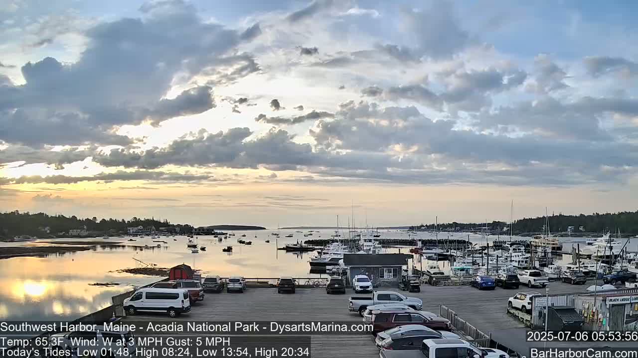 Acadia National Park, Southwest Harbor Live Cam - Maine, USA