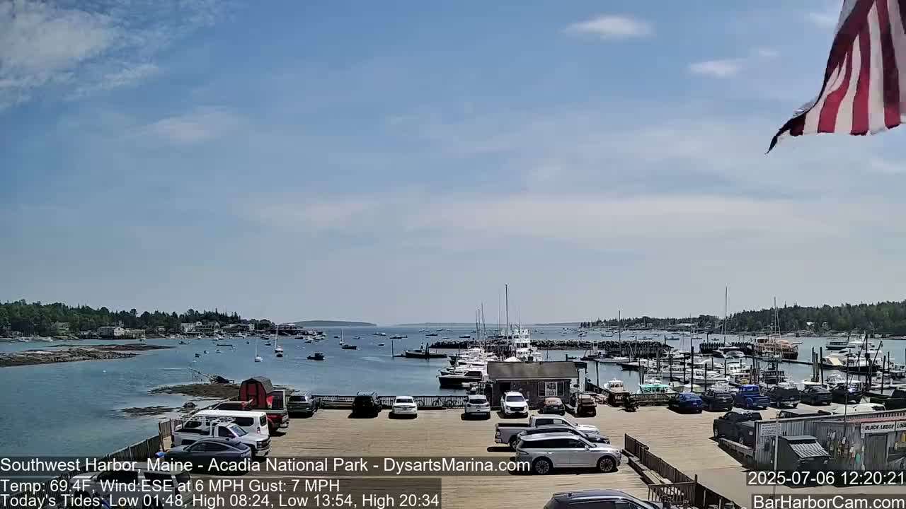Acadia National Park, Southwest Harbor Live Cam - Maine, USA