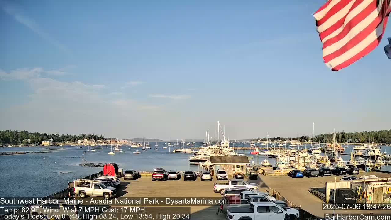 Acadia National Park, Southwest Harbor Live Cam - Maine, USA