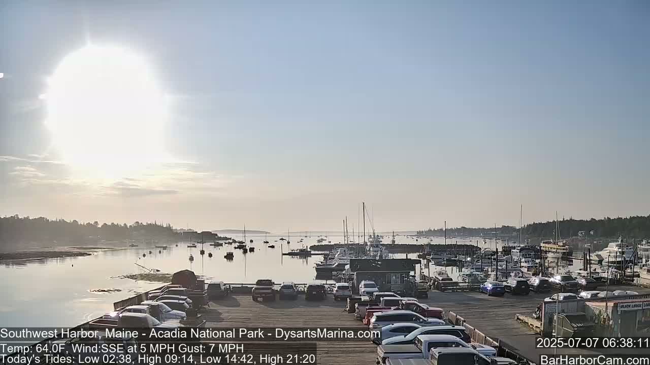 Acadia National Park, Southwest Harbor Live Cam - Maine, USA