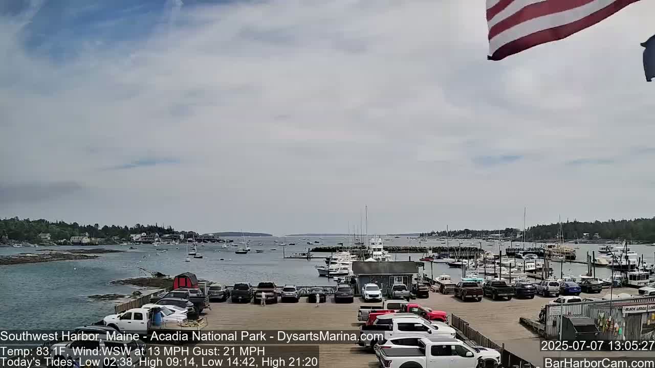 Acadia National Park, Southwest Harbor Live Cam - Maine, USA