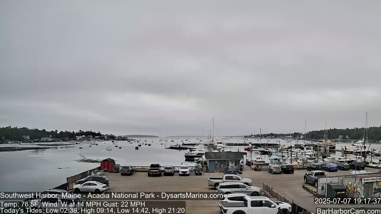 Acadia National Park, Southwest Harbor Live Cam - Maine, USA