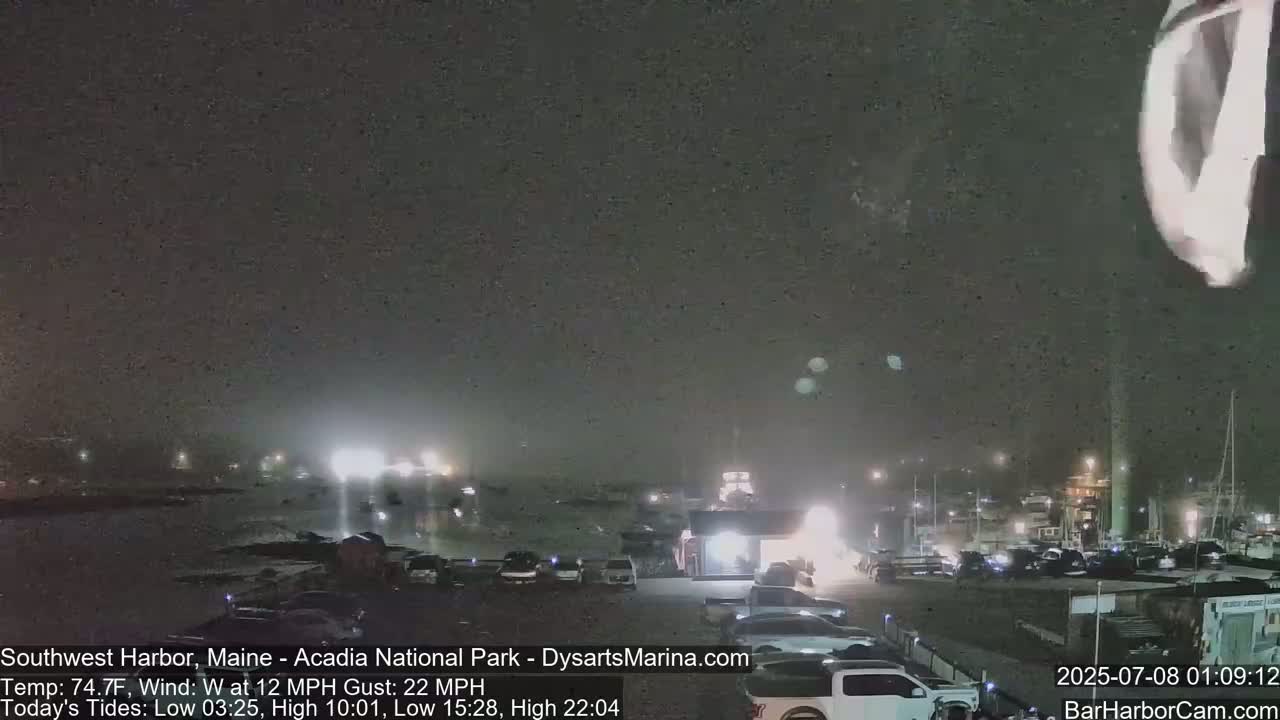 Acadia National Park, Southwest Harbor Live Cam - Maine, USA