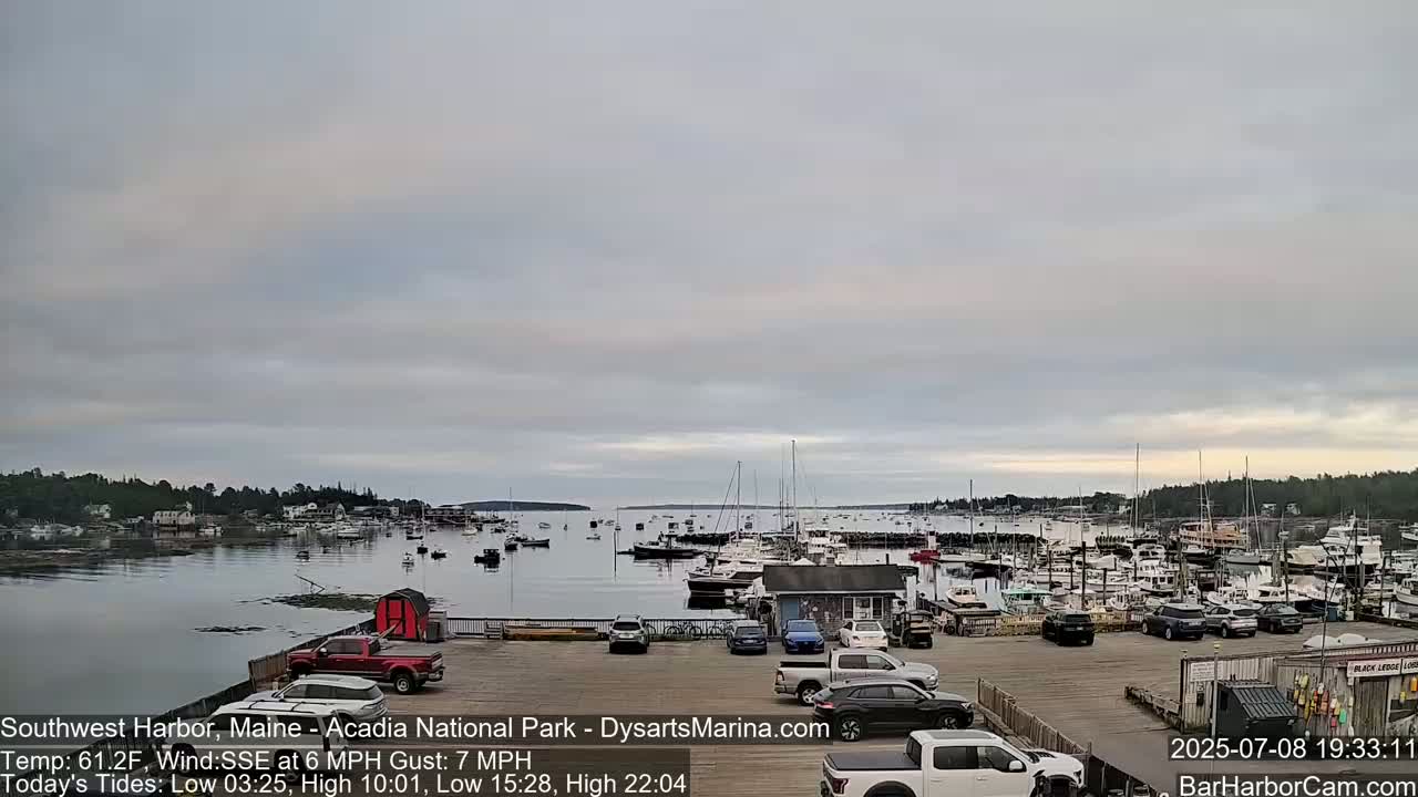 Acadia National Park, Southwest Harbor Live Cam - Maine, USA