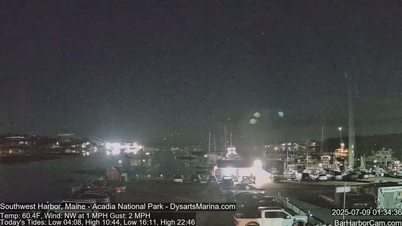 Acadia National Park, Southwest Harbor Live Cam - Maine, USA