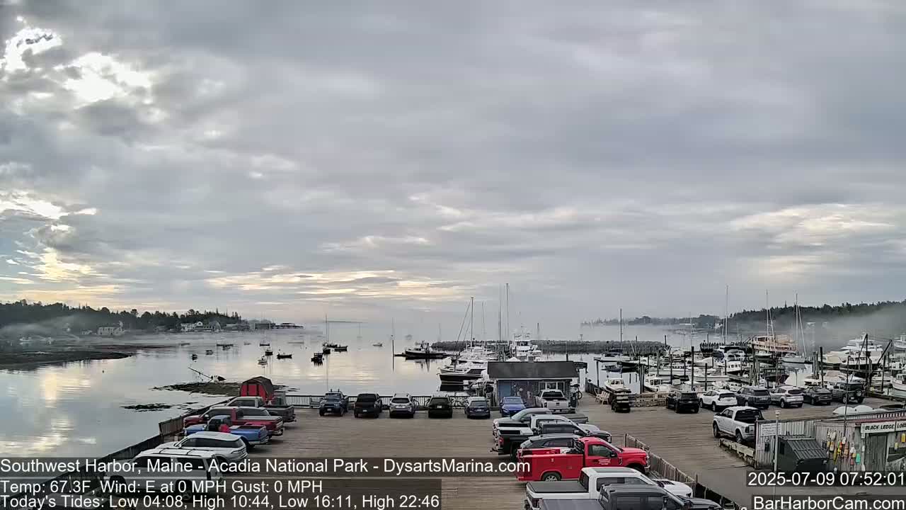 Acadia National Park, Southwest Harbor Live Cam - Maine, USA