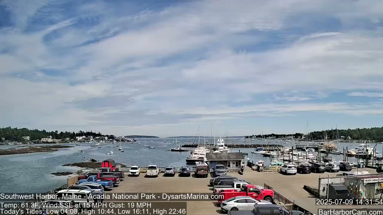 Acadia National Park, Southwest Harbor Live Cam - Maine, USA