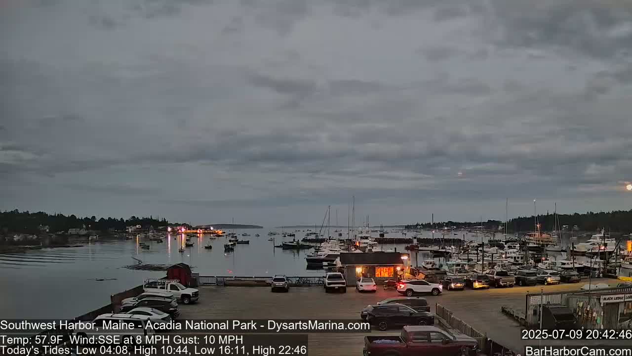 Acadia National Park, Southwest Harbor Live Cam - Maine, USA