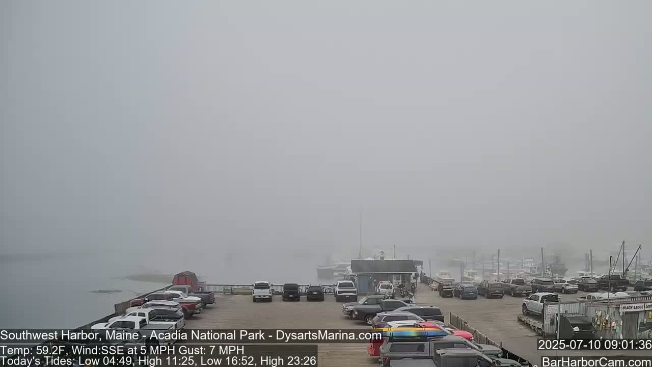 Acadia National Park, Southwest Harbor Live Cam - Maine, USA