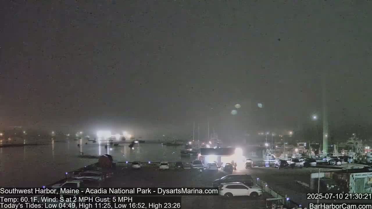 Acadia National Park, Southwest Harbor Live Cam - Maine, USA