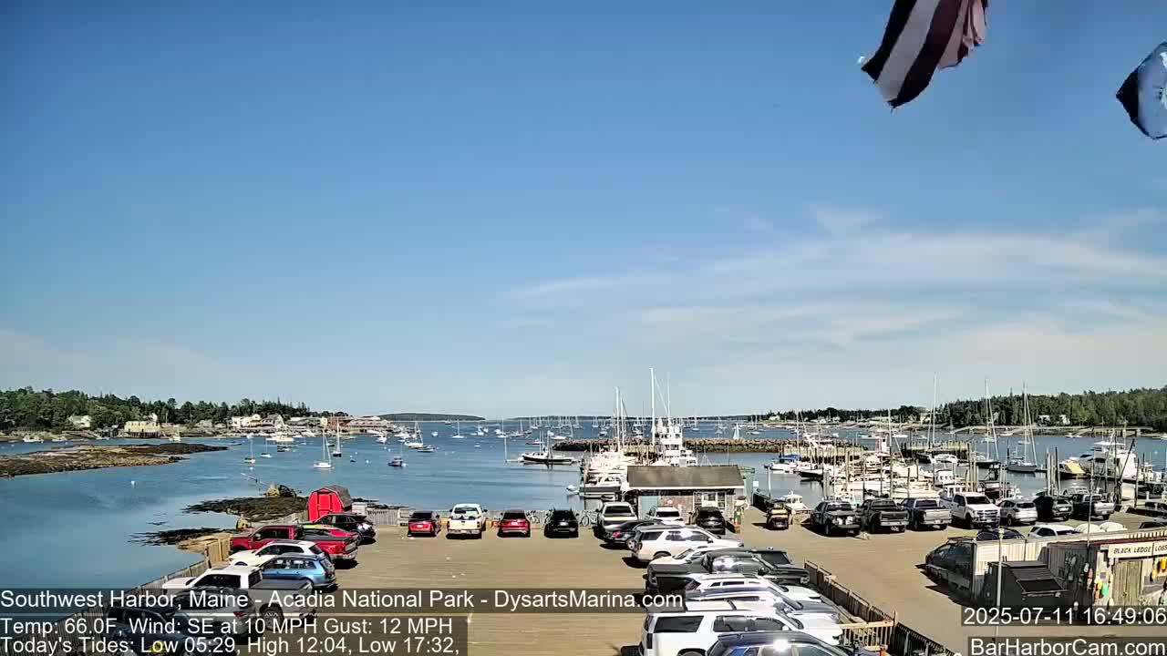 Acadia National Park, Southwest Harbor Live Cam - Maine, USA