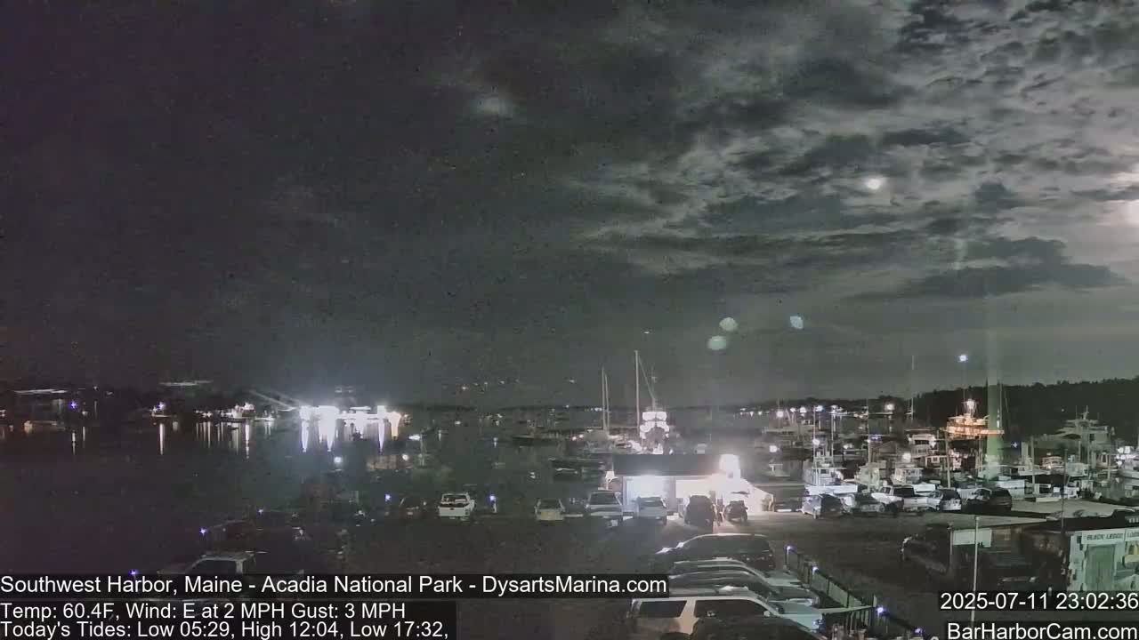 Acadia National Park, Southwest Harbor Live Cam - Maine, USA