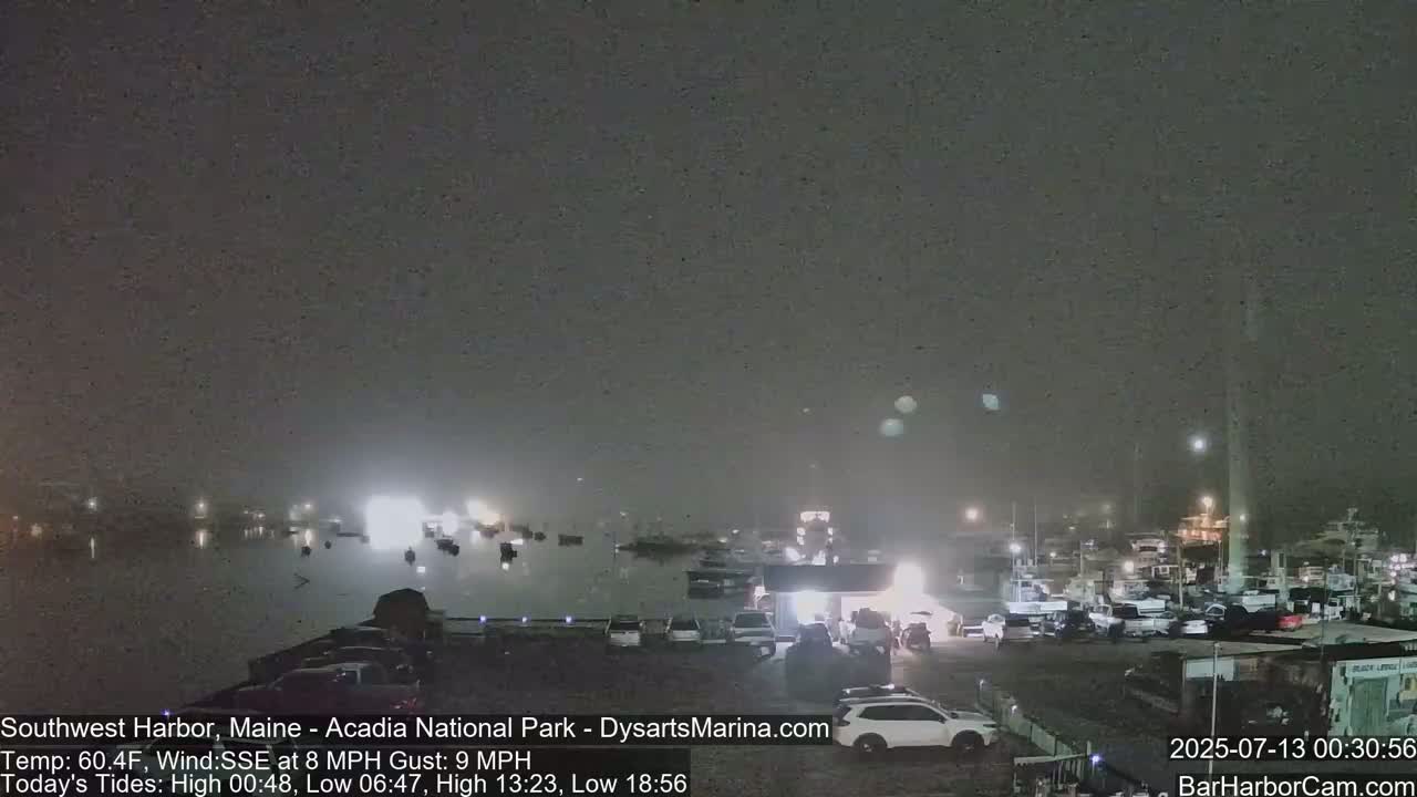 Acadia National Park, Southwest Harbor Live Cam - Maine, USA