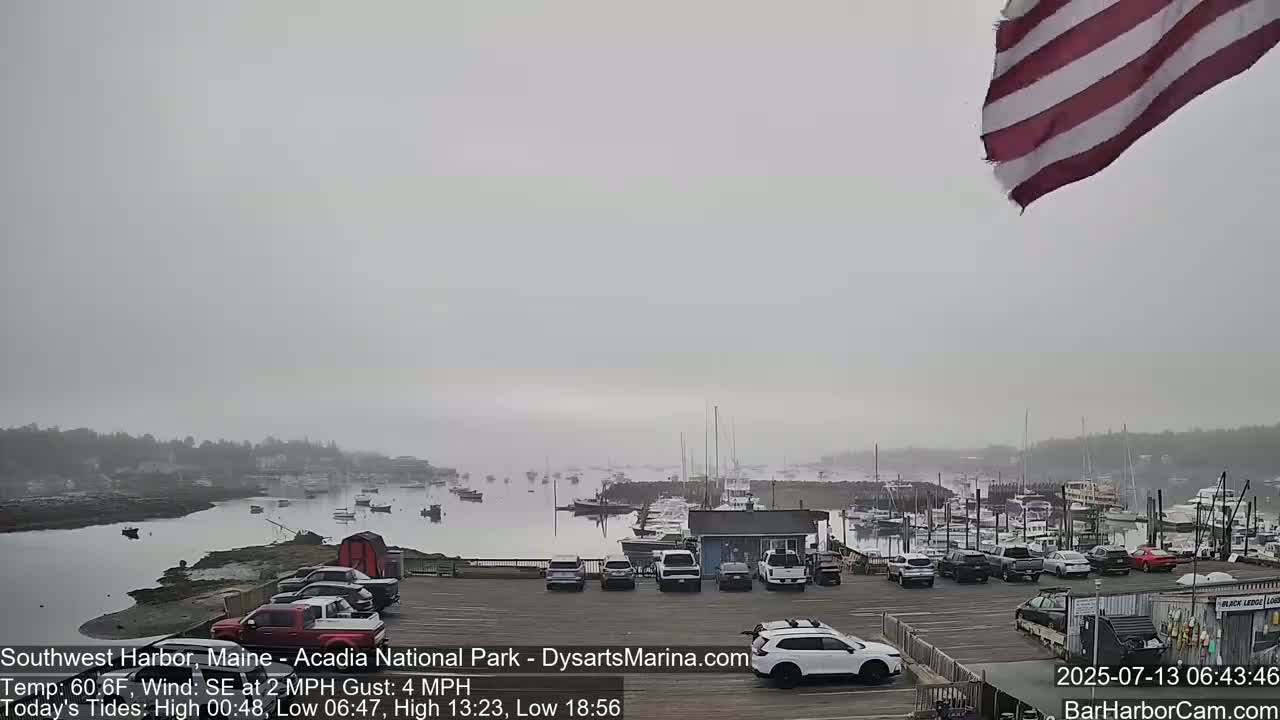 Acadia National Park, Southwest Harbor Live Cam - Maine, USA