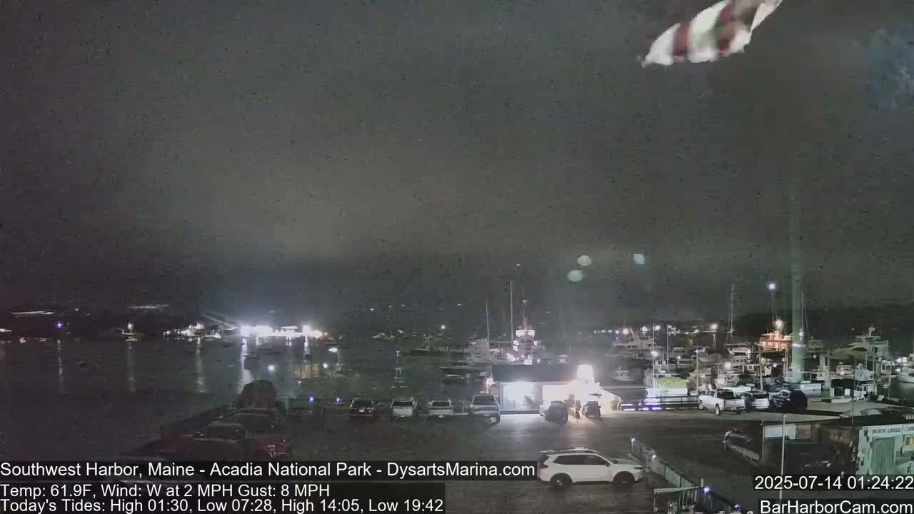 Acadia National Park, Southwest Harbor Live Cam - Maine, USA
