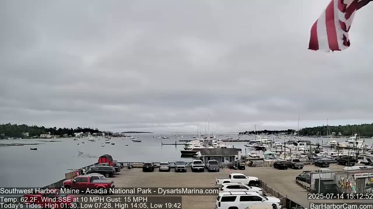 Acadia National Park, Southwest Harbor Live Cam - Maine, USA