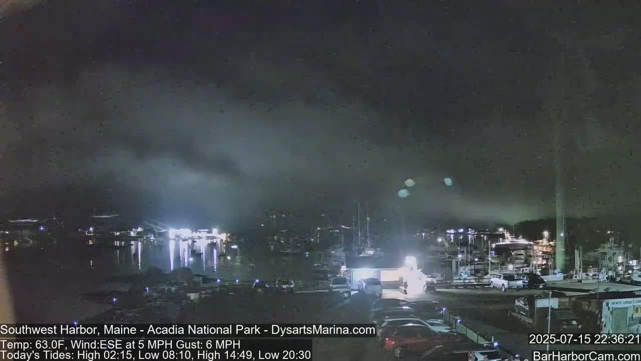 Acadia National Park, Southwest Harbor Live Cam - Maine, USA