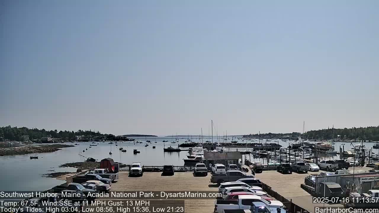 Acadia National Park, Southwest Harbor Live Cam - Maine, USA