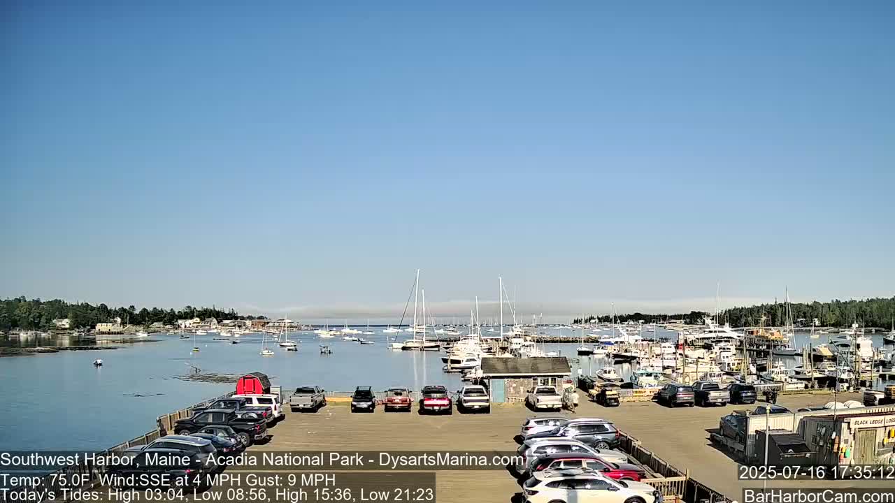 Acadia National Park, Southwest Harbor Live Cam - Maine, USA