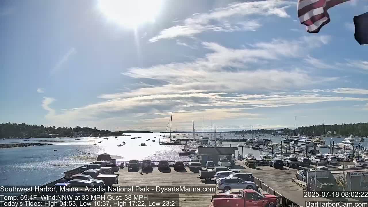 Acadia National Park, Southwest Harbor Live Cam - Maine, USA