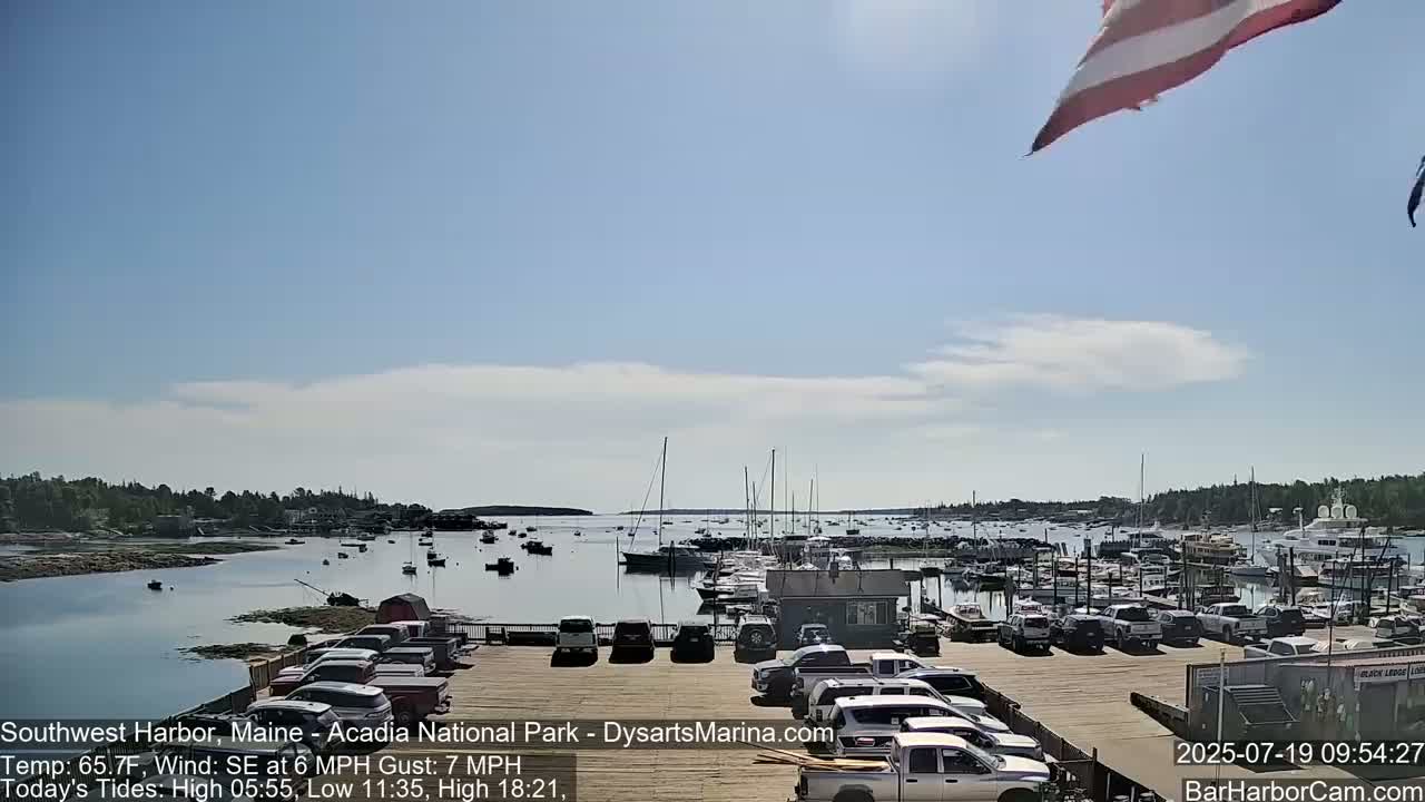 Acadia National Park, Southwest Harbor Live Cam - Maine, USA