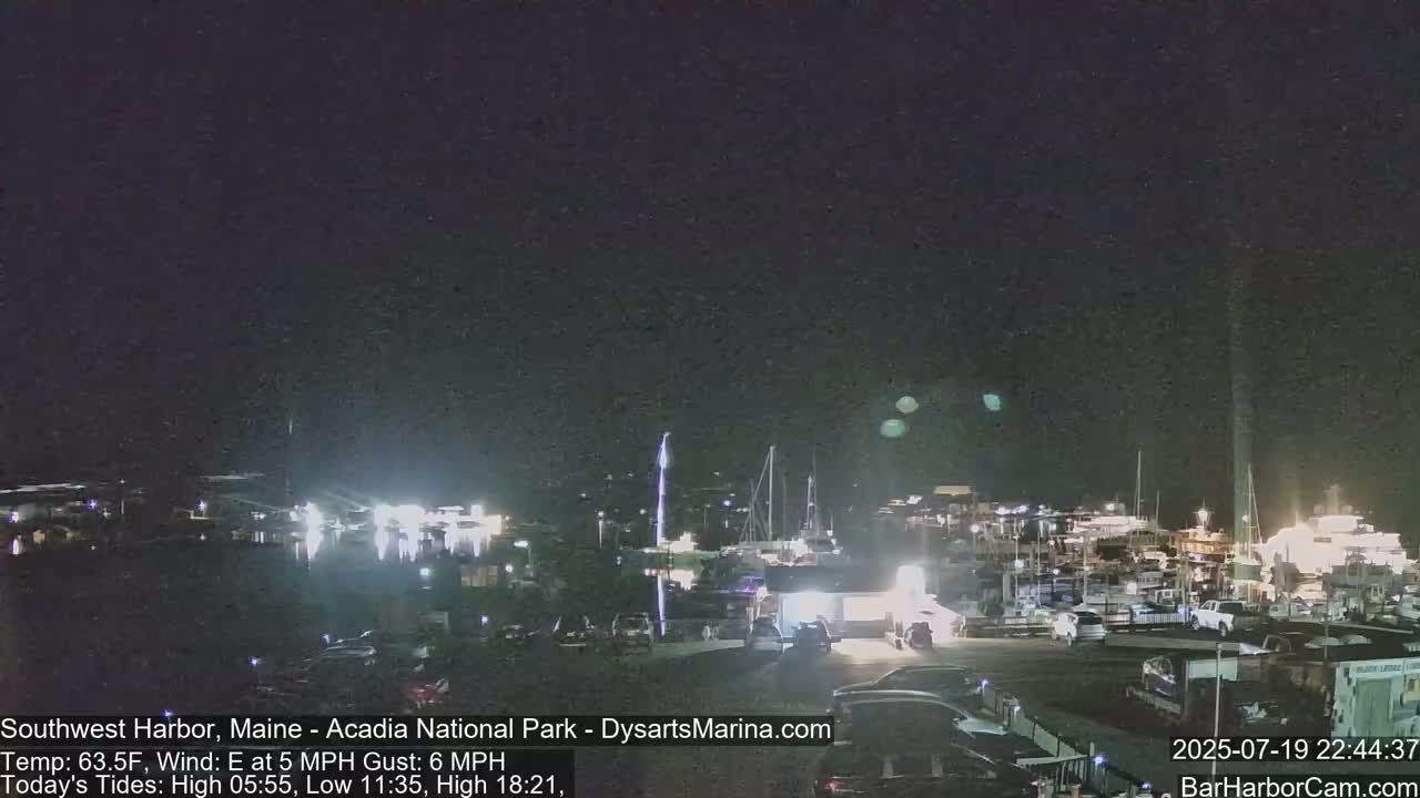 Acadia National Park, Southwest Harbor Live Cam - Maine, USA