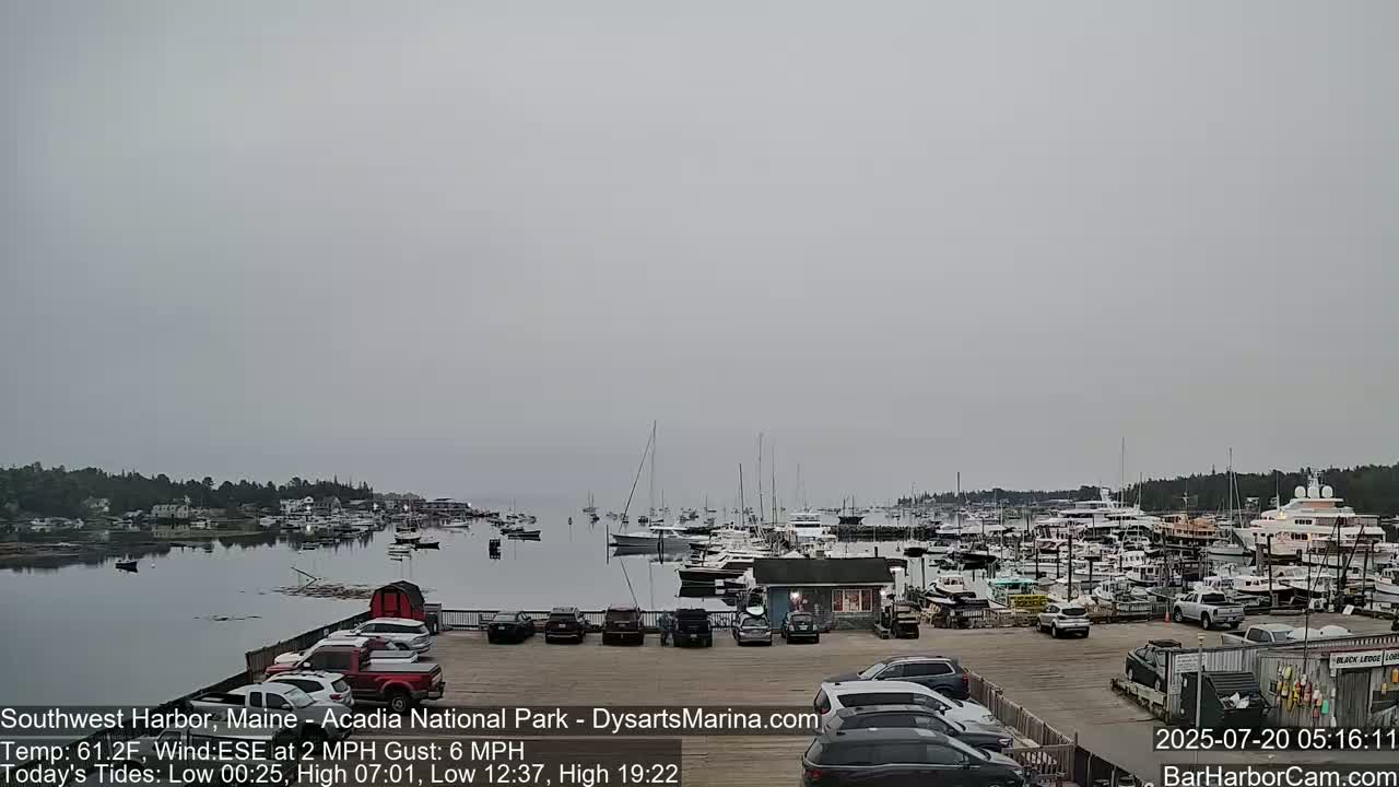 Acadia National Park, Southwest Harbor Live Cam - Maine, USA