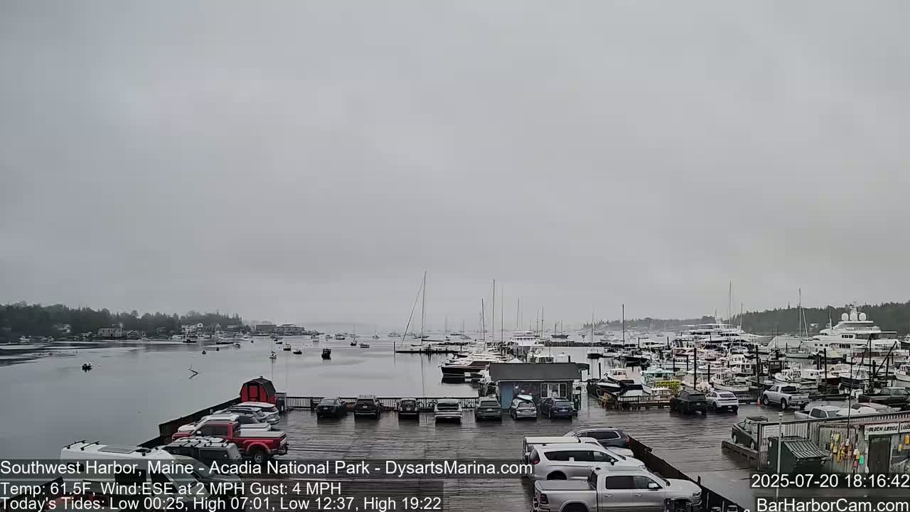 Acadia National Park, Southwest Harbor Live Cam - Maine, USA