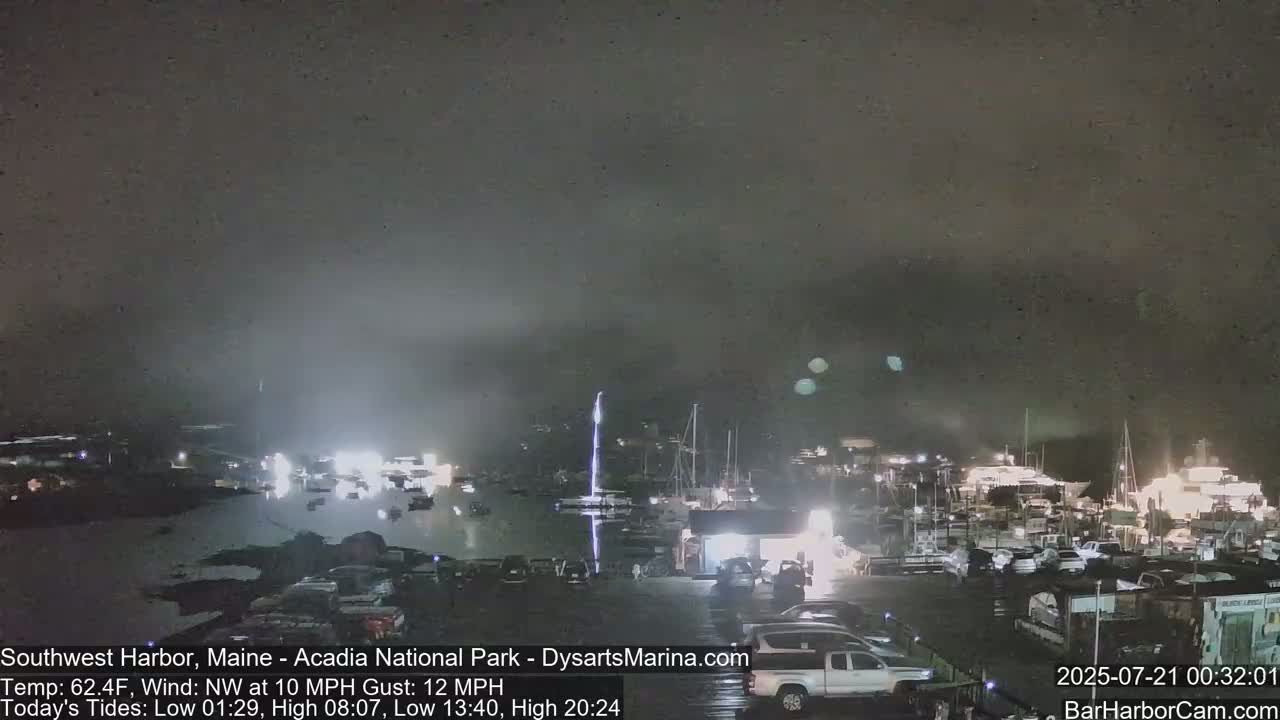 Acadia National Park, Southwest Harbor Live Cam - Maine, USA