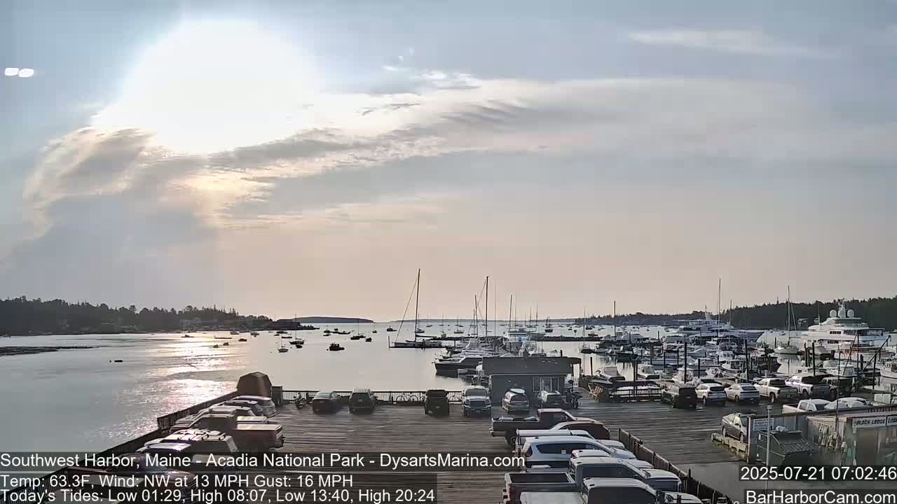 Acadia National Park, Southwest Harbor Live Cam - Maine, USA