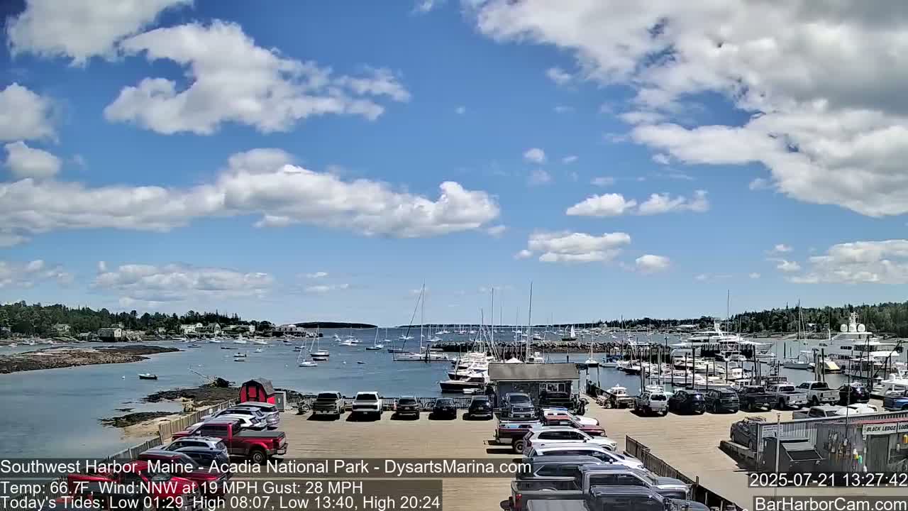 Acadia National Park, Southwest Harbor Live Cam - Maine, USA
