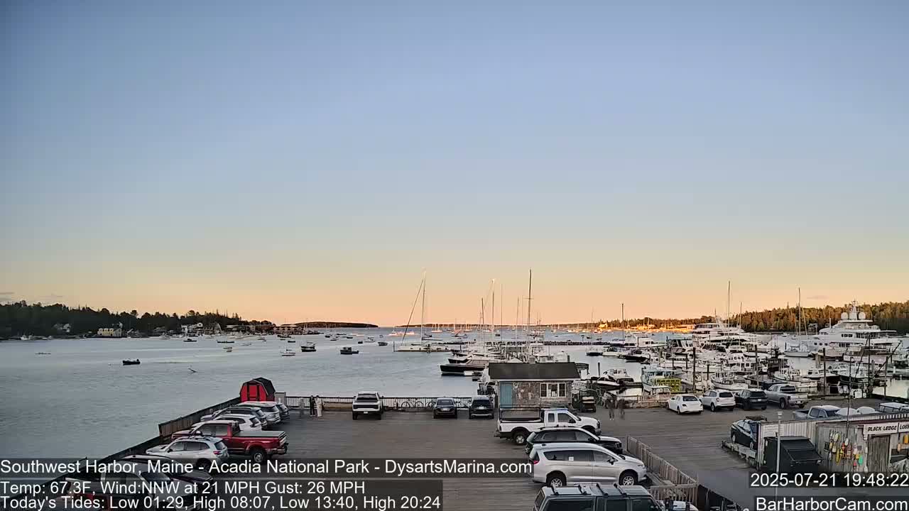 Acadia National Park, Southwest Harbor Live Cam - Maine, USA