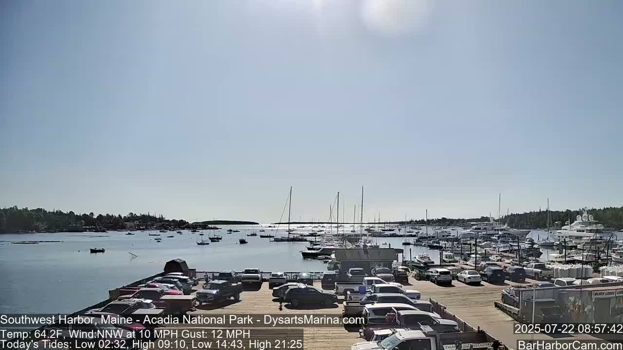 Acadia National Park, Southwest Harbor Live Cam - Maine, USA