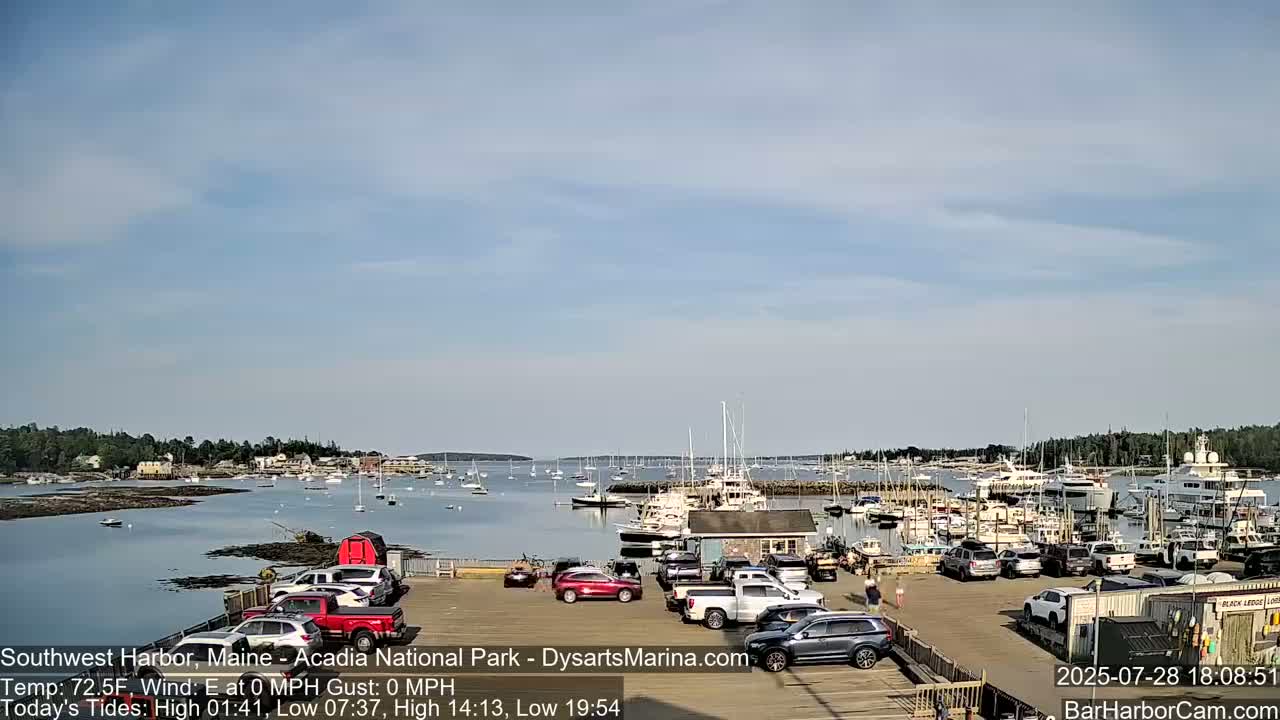 Acadia National Park, Southwest Harbor Live Cam - Maine, USA