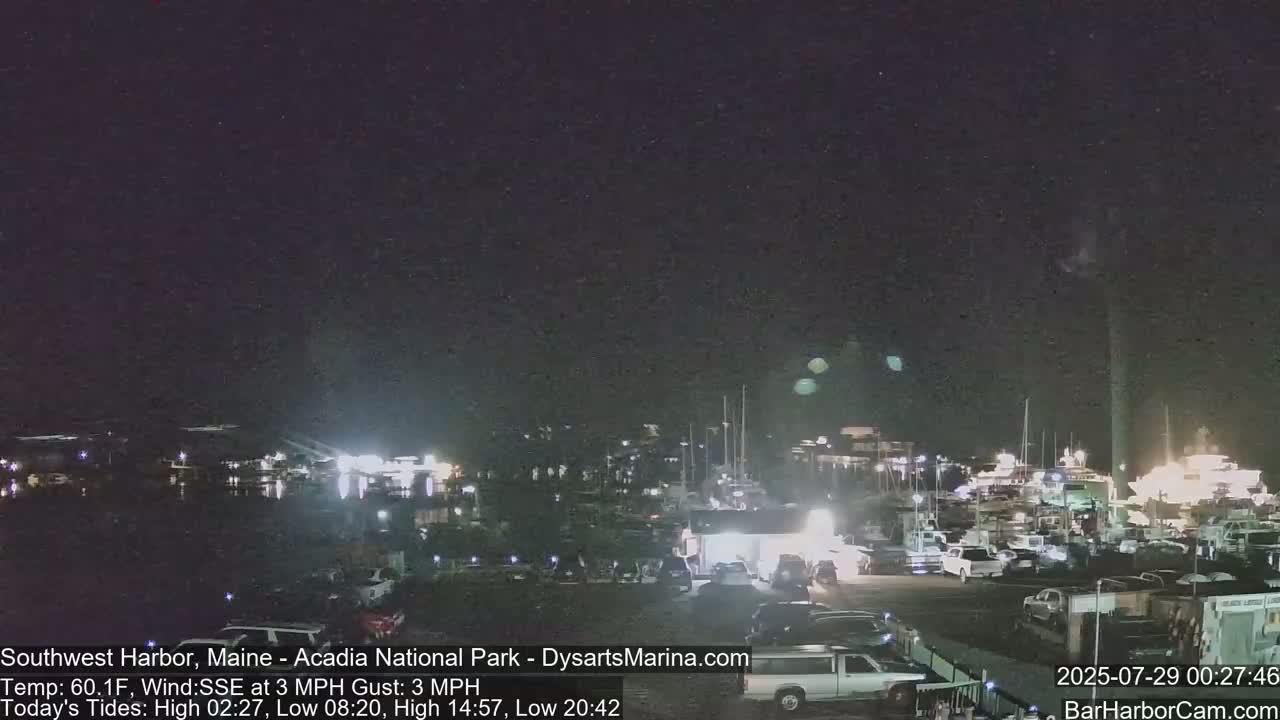Acadia National Park, Southwest Harbor Live Cam - Maine, USA