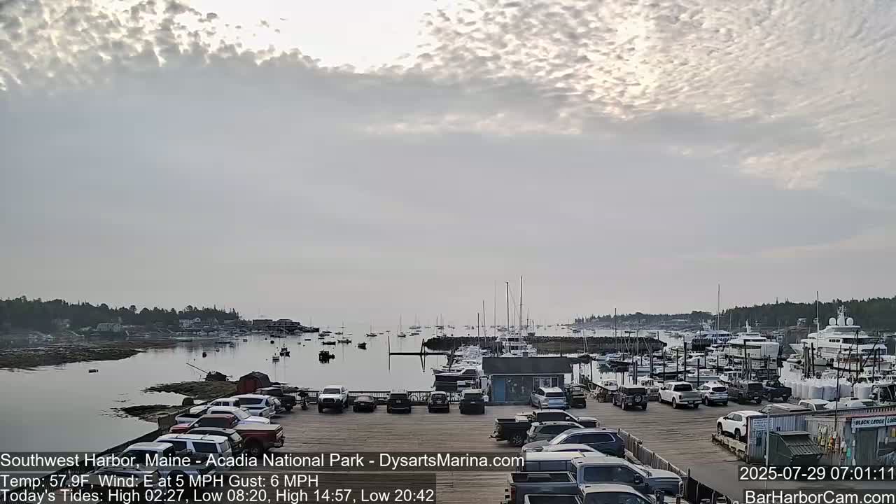 Acadia National Park, Southwest Harbor Live Cam - Maine, USA