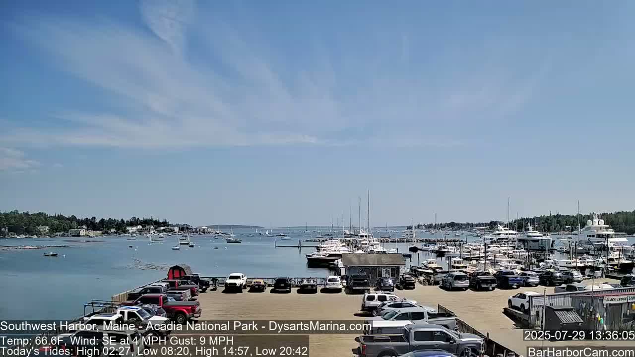 Acadia National Park, Southwest Harbor Live Cam - Maine, USA