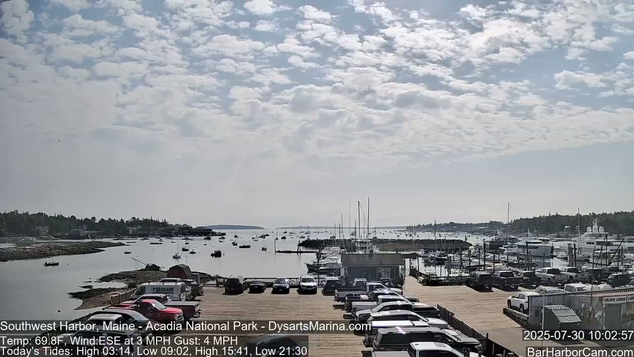 Acadia National Park, Southwest Harbor Live Cam - Maine, USA