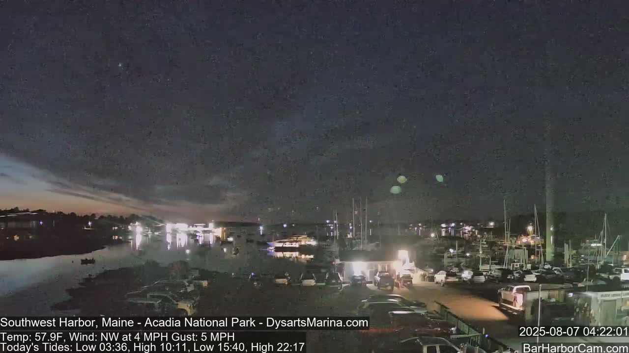 Acadia National Park, Southwest Harbor Live Cam - Maine, USA