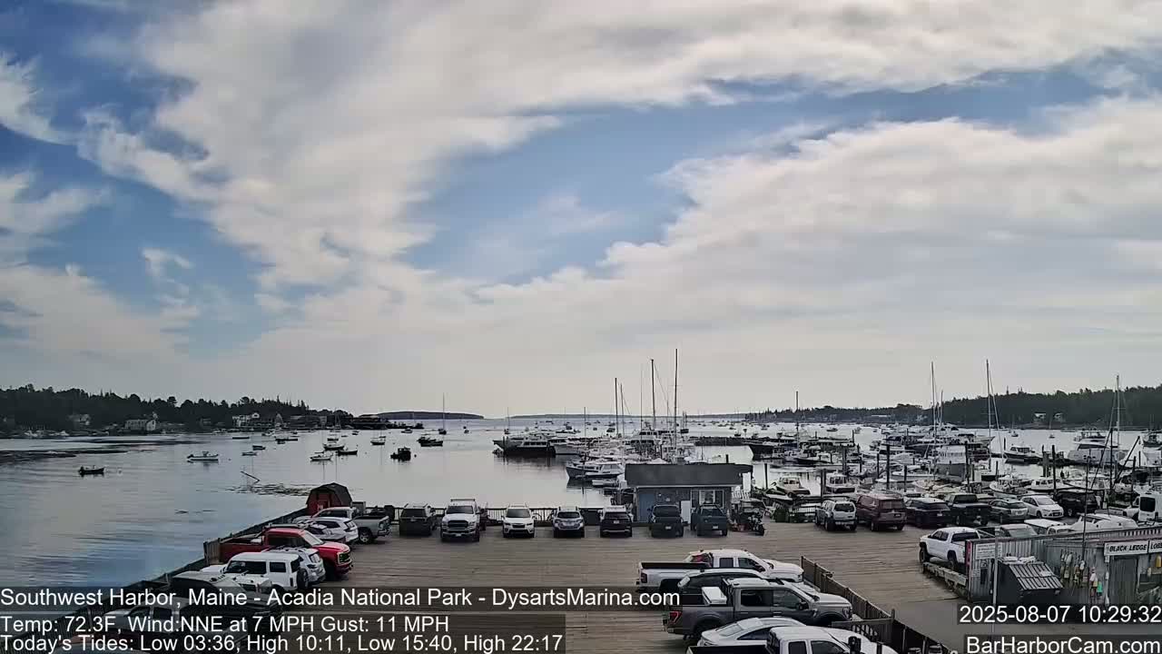 Acadia National Park, Southwest Harbor Live Cam - Maine, USA