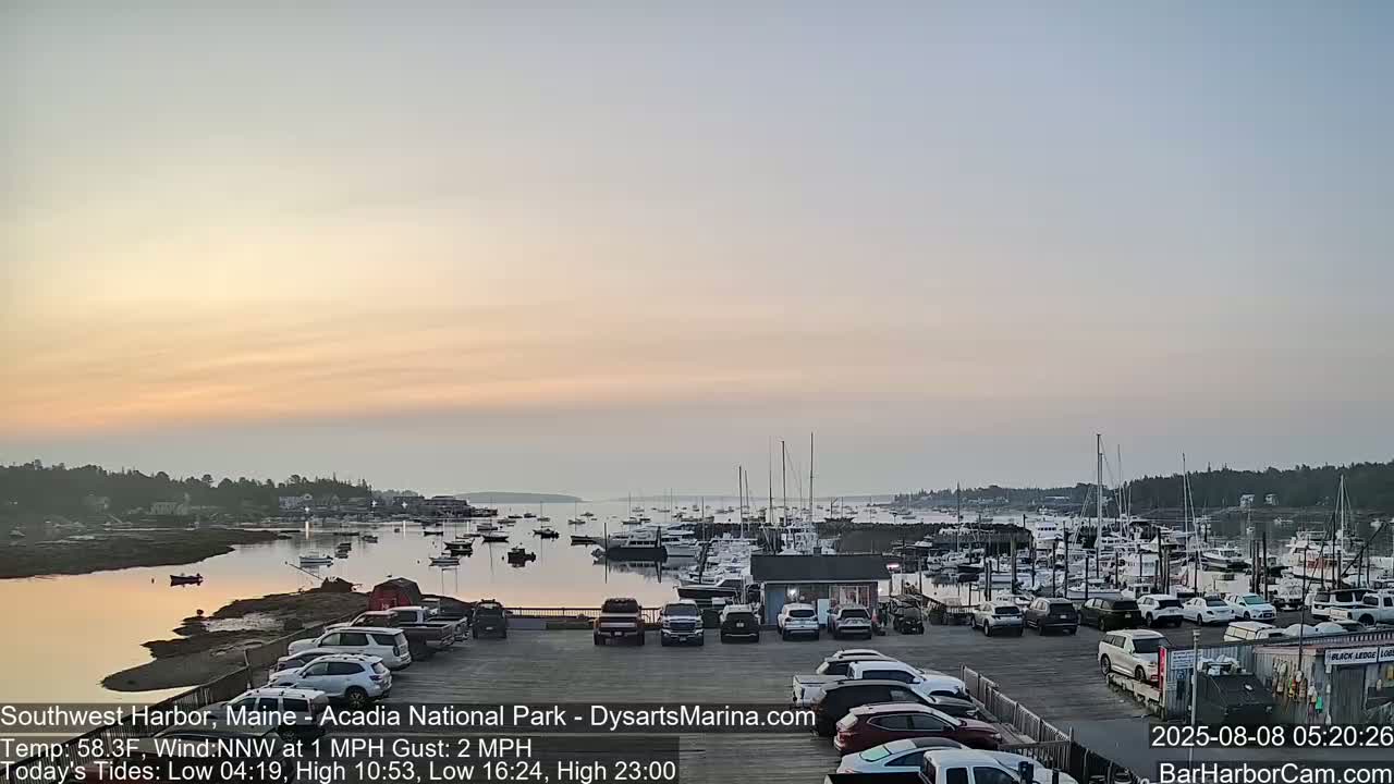 Acadia National Park, Southwest Harbor Live Cam - Maine, USA