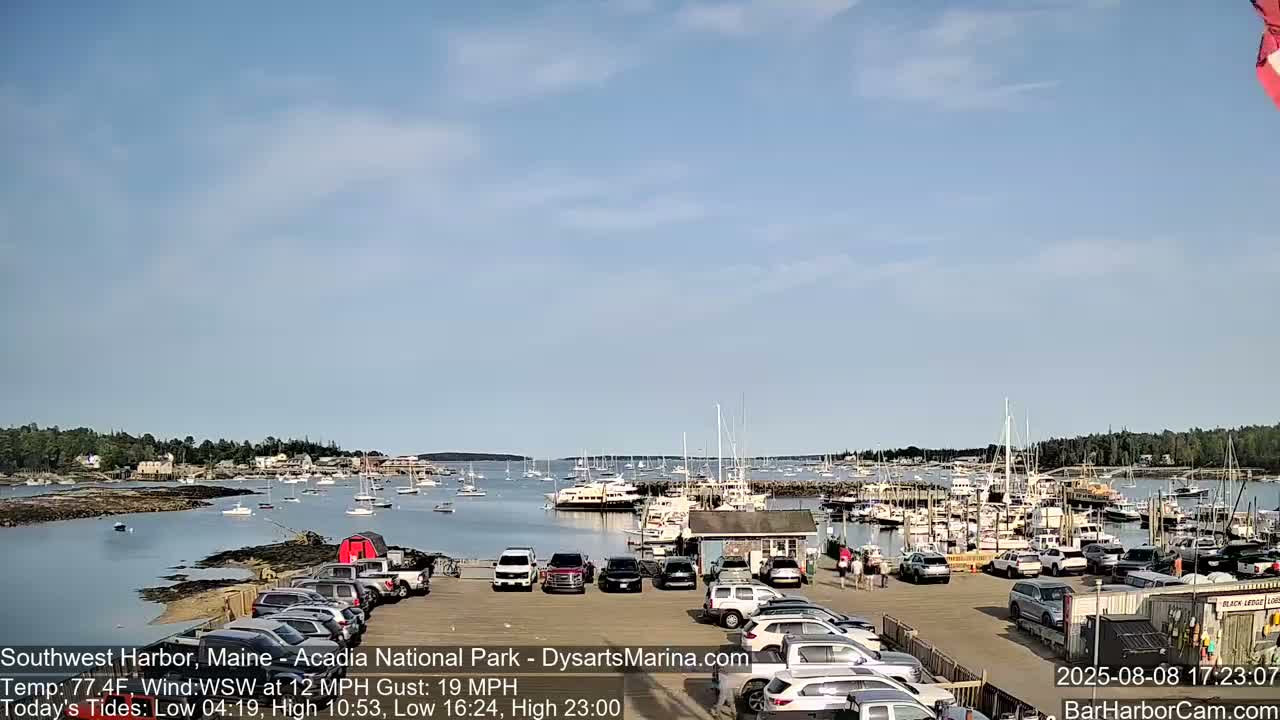 Acadia National Park, Southwest Harbor Live Cam - Maine, USA