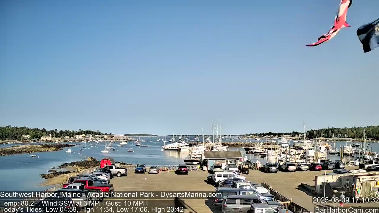 Acadia National Park, Southwest Harbor Live Cam - Maine, USA